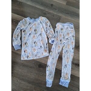 Secret Stock Reserve Bluey Pajamas Set 4T Bamboo Viscose Limited Edition #4